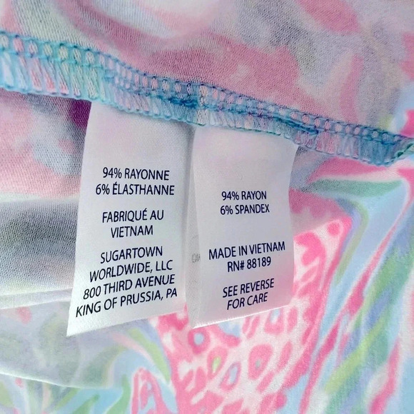 Lilly Pulitzer Pink and Green Turtle Love Dress - Picture 6 of 7